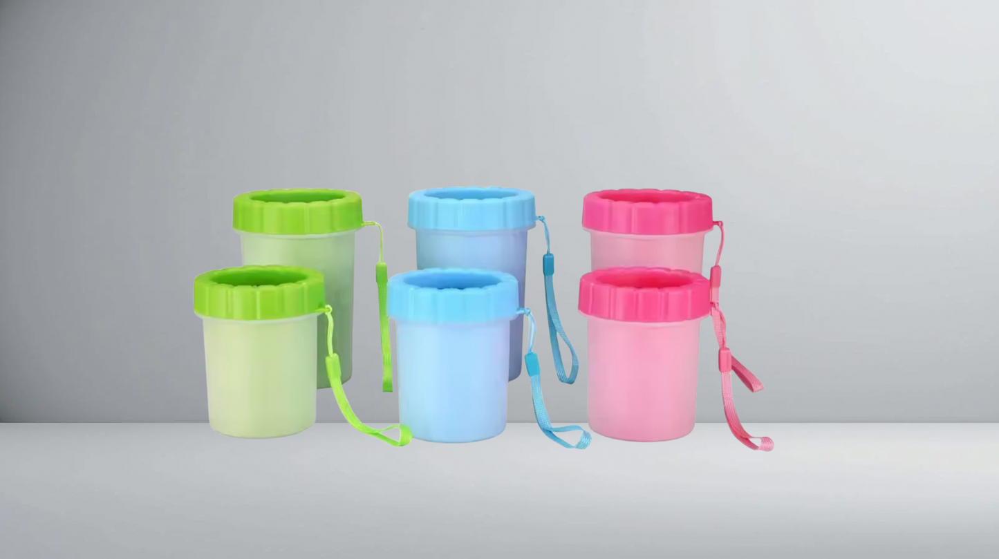 Pet foot washing cup